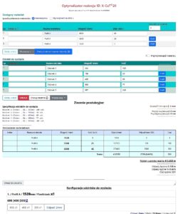 Panel programu X-CuT